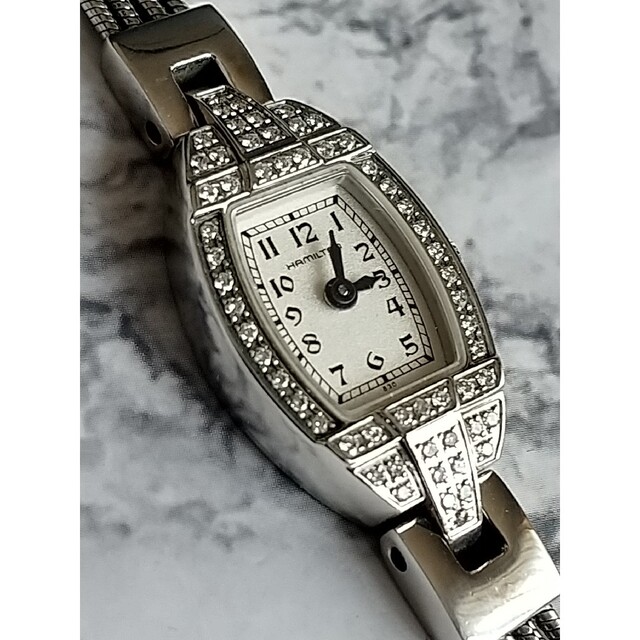 Hamilton(ハミルトン)のハミルトン HAMILTON 美品ダイヤベゼル アメリカンクラシック クォーツ レディースのファッション小物(腕時計)の商品写真
