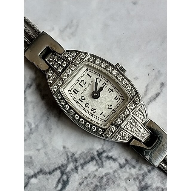 Hamilton(ハミルトン)のハミルトン HAMILTON 美品ダイヤベゼル アメリカンクラシック クォーツ レディースのファッション小物(腕時計)の商品写真