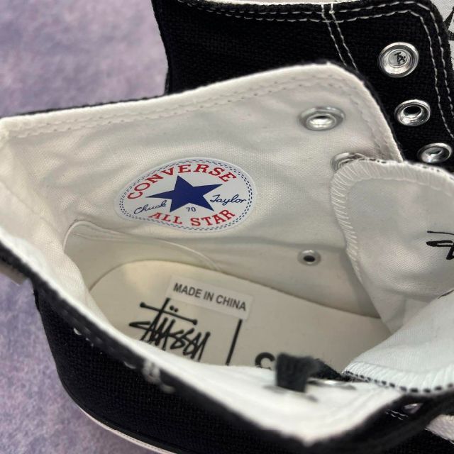 卸売 2023 stussy×converse コラボ Chuck 70 hi 限定 crasheagles.de