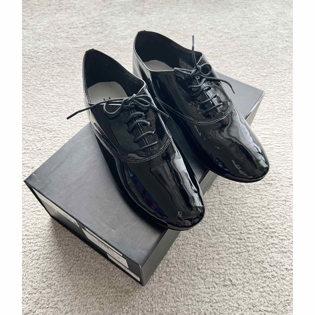 repetto - repetto ZIZI エナメル レペット ジジ レースアップ ダンス