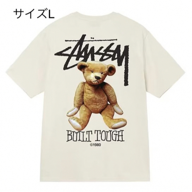 【新品】stussy Tシャツ　サイズL スモーク クマ