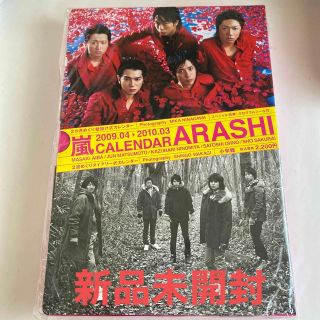 アラシ(嵐)の嵐カレンダ－ ２００９．４→２０１０．３【新品未開封】(その他)