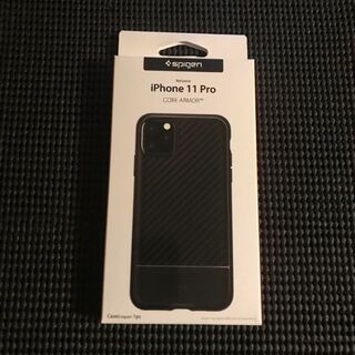 新品　SPIGEN iPhone 11 Pro用ケース  マットブラック(iPhoneケース)