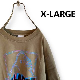 エクストララージ(XLARGE)のエクストララージ X-LARGE  Tシャツ ビッグプリント グリーン カーキ(Tシャツ/カットソー(半袖/袖なし))