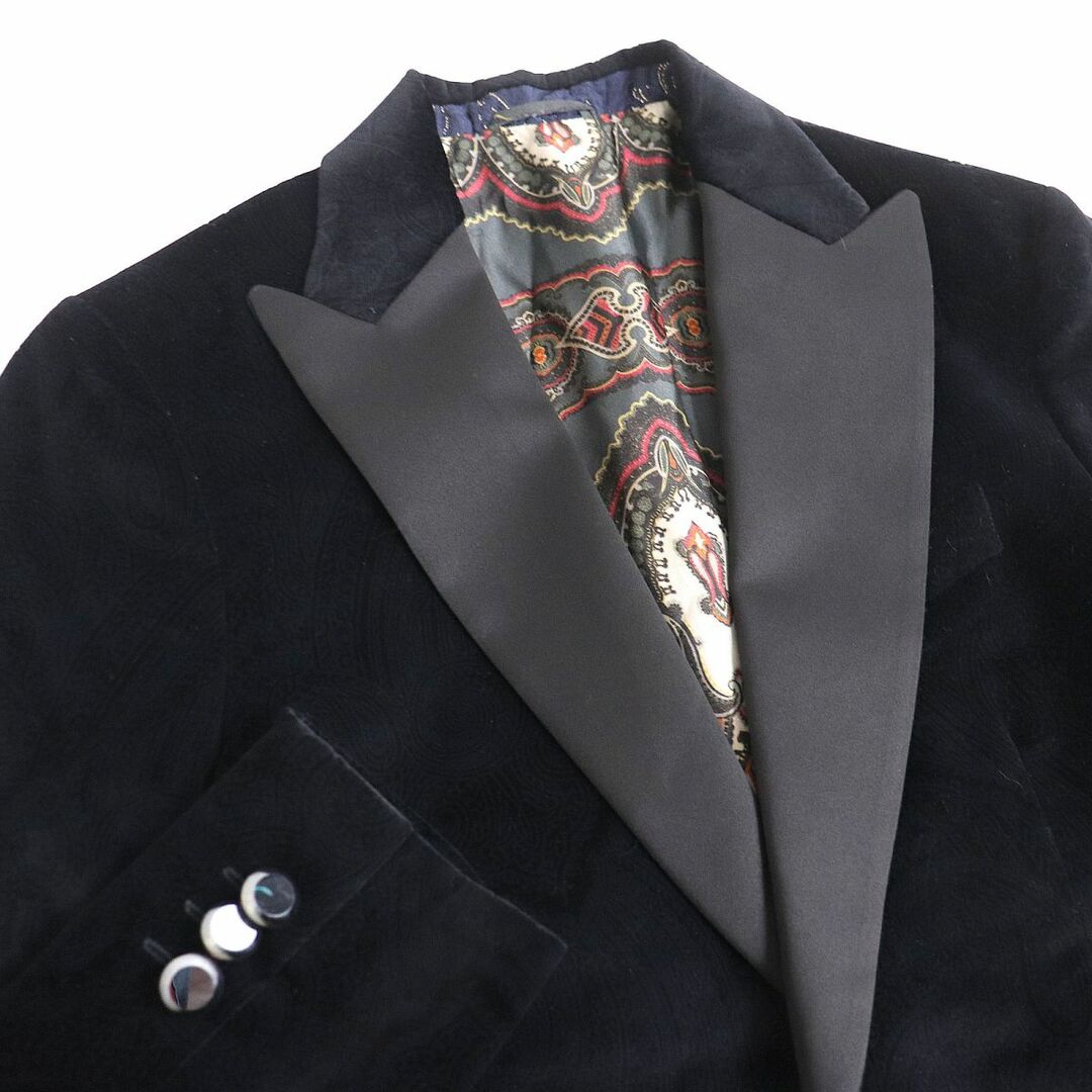 ETRO - 美品◇2021年 ETRO エトロ ペイズリー・花柄 ベロア シングル