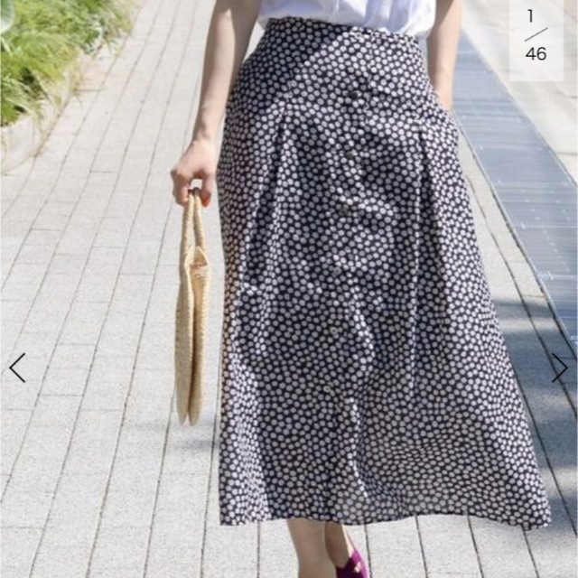 IENA 花柄スカート  レディースのスカート(ひざ丈スカート)の商品写真