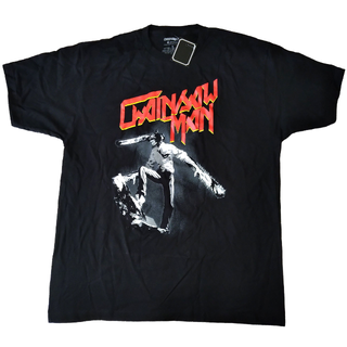 海外オフィシャル　チェンソーマン　Tシャツ　XL　黒　デンジ　アニメTシャツ *(Tシャツ/カットソー(半袖/袖なし))