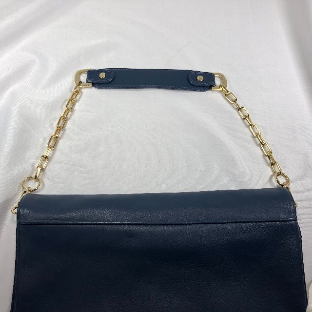 Tory Burch(トリーバーチ)の【美品】トリーバーチ チェーンショルダー ネイビー レディースのバッグ(ショルダーバッグ)の商品写真