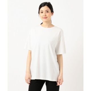 ジユウク(自由区)の【タグ付き】自由区 バックスリットチュニック丈カットソー(Tシャツ(半袖/袖なし))