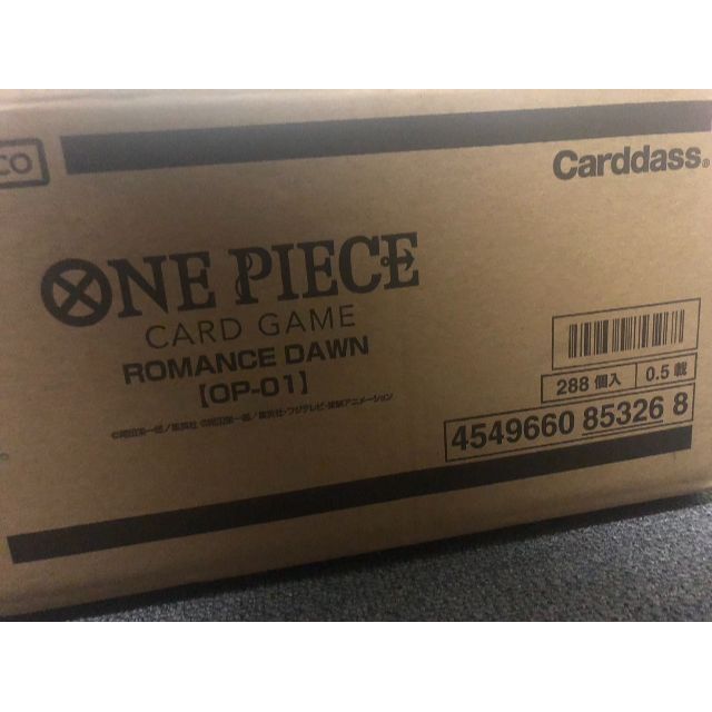 新品未開封ワンピースカード ロマンスドーン ROMANCE DAWN 1カートン-