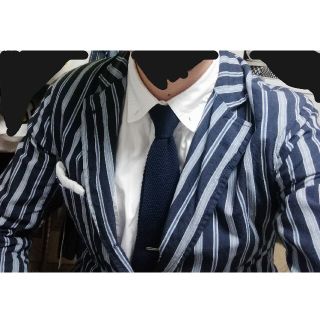 エンジニアードガーメンツ(Engineered Garments)のｴﾝｼﾞﾆｱｰﾄﾞｶﾞｰﾒﾝﾂ　シャツジャケット　ネイビー系(テーラードジャケット)