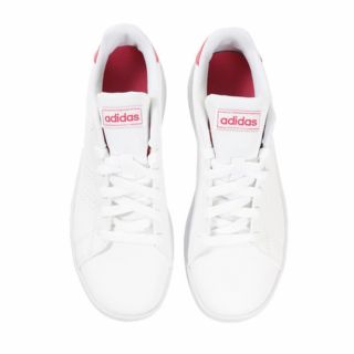 アディダス(adidas)のアディダス　アドヴァンコート K EF0211  ホワイト×ピンク　23.0(スニーカー)