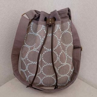 ミナペルホネン(mina perhonen)のミナペルホネン♡巾着ショルダーbag♡ハンドメイド(バッグ)