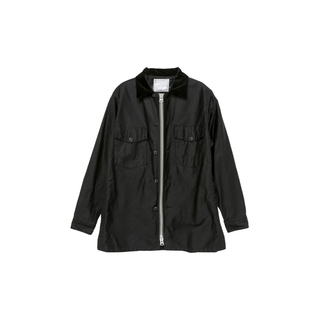 サカイ(sacai)のsacai x WTAPS Mill LS 02 Shirt Black (ミリタリージャケット)