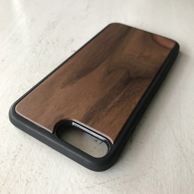 木製スマホケース ウッドケース iPhone7Plus/8Plus 未使用品 スマホ/家電/カメラのスマホアクセサリー(iPhoneケース)の商品写真