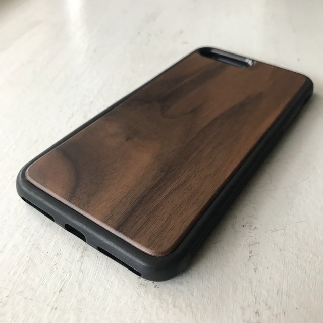 木製スマホケース ウッドケース iPhone7Plus/8Plus 未使用品 スマホ/家電/カメラのスマホアクセサリー(iPhoneケース)の商品写真