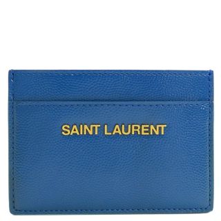 Saint Laurent   イヴ・サンローラン パスケース レザー ロゴ型押し