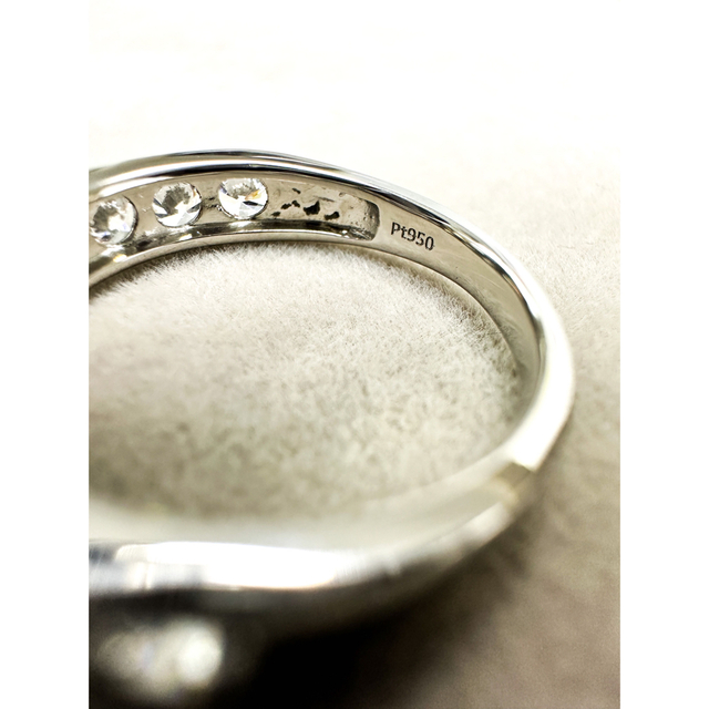 ❗️新品✨Pt950 CZ キュービックジルコニア リング 13号 レディースのアクセサリー(リング(指輪))の商品写真