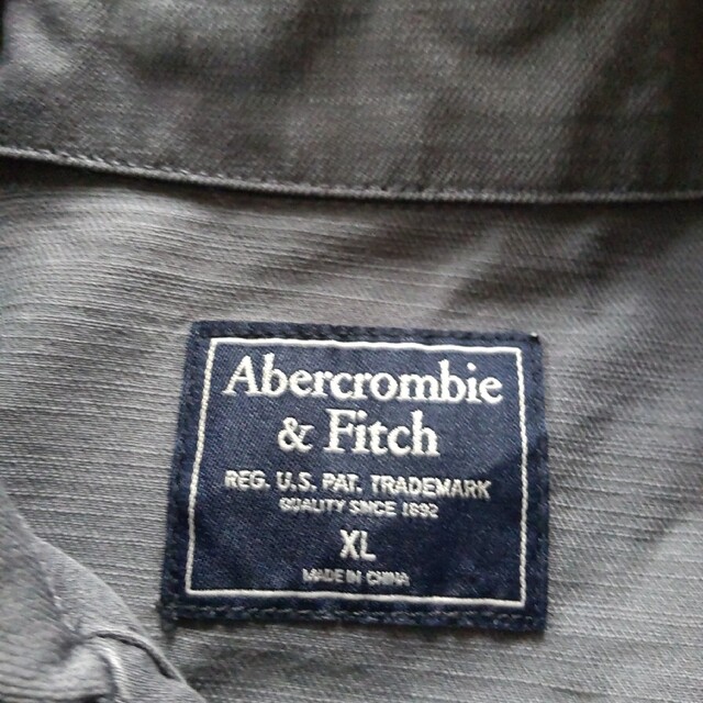 Abercrombie&Fitch(アバクロンビーアンドフィッチ)の大きいサイズアメリカ古着Abercrombie&Fitbhシャツジャケット XL メンズのトップス(シャツ)の商品写真