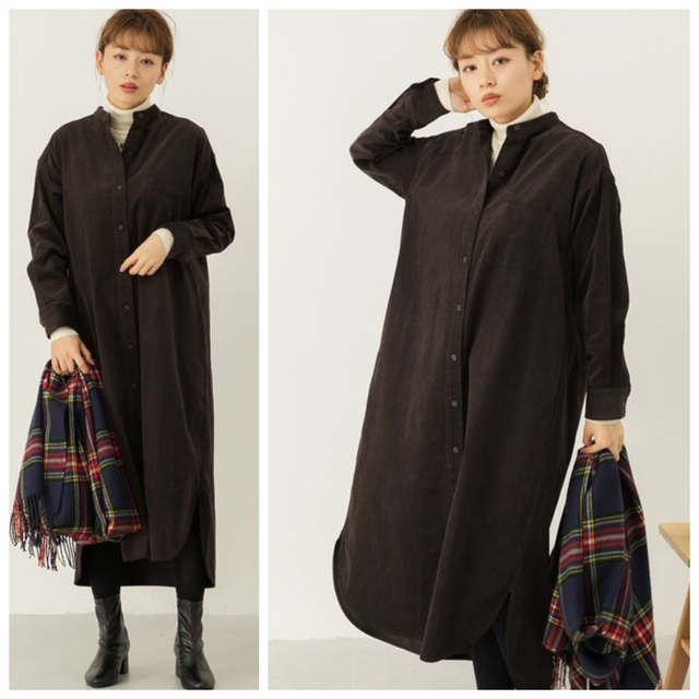 新品 アーバンリサーチ SonnyLabel コーデュロイ シャツワンピース