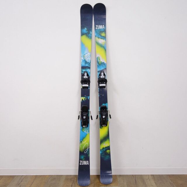 美品 ツマスキー ZUMA SKIS フリースタイル スキー PRO J 155cm 79ｍｍ ビンディング チロリア スキー板 アウトドア