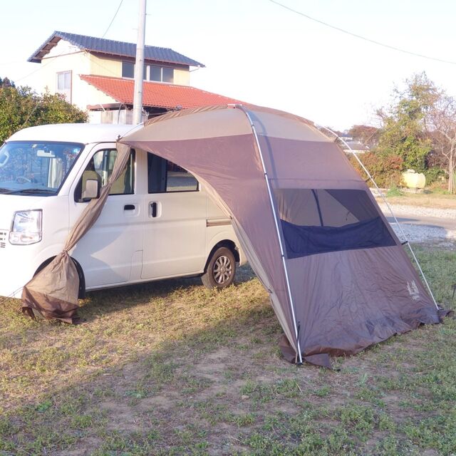 極美品 オガワ Ogawa Car Side shelter カーサイド シェルター タープ テント キャンプ 車中泊 アウトドア