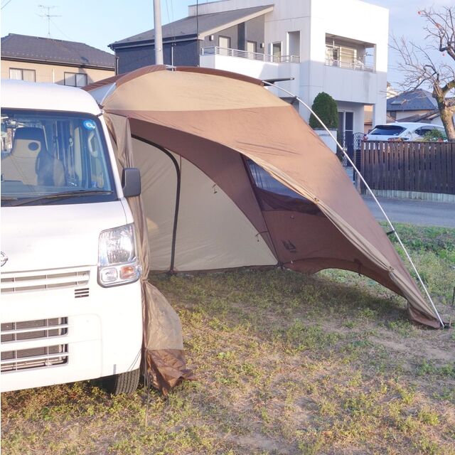極美品 オガワ Ogawa Car Side shelter カーサイド シェルター タープ テント キャンプ 車中泊 アウトドア