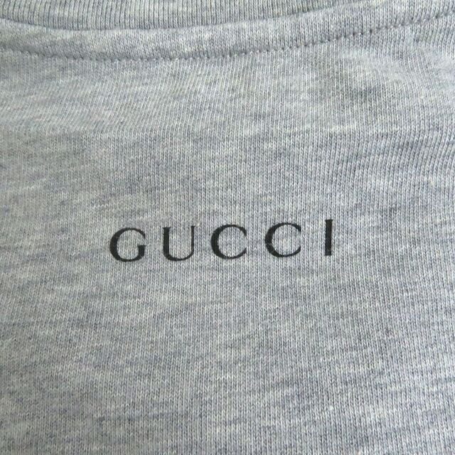 未使用品□21AW GUCCI グッチ×ディズニー 548334 ドナルドダック コットン100％ クルーネック 半袖Tシャツ グレー XXXL  イタリア製 正規品 t03-st30321-662