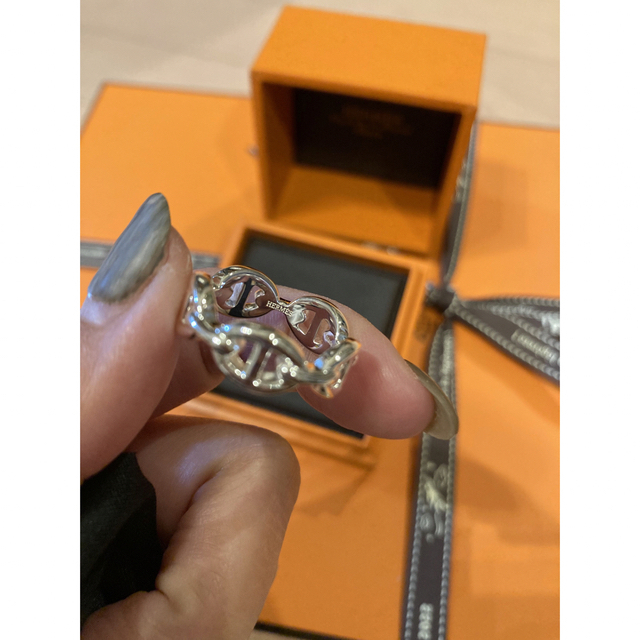 Hermes(エルメス)の新品☆エルメス リング シェーヌダンクル アンシェネPMサイズ50指輪 レディースのアクセサリー(リング(指輪))の商品写真