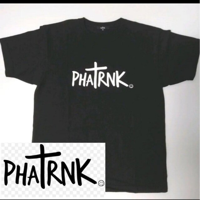 ファットランク　PHATRNK　Tシャツ　ブラック　XL　フロントロゴトップス