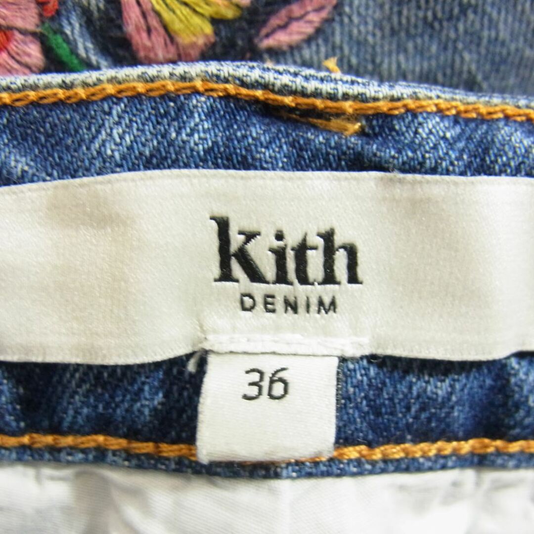 キス KITH Embroidered Varick Denim Jean デニム パンツ インディゴブルー系 36