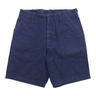 テンダーロイン(TENDERLOIN)のTENDERLOIN テンダーロイン パンツ T-ARMY SHORTS ベイカー ショーツ ショート パンツ ネイビー系 XS【中古】(その他)