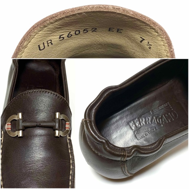 Salvatore Ferragamo - ☆良品 フェラガモ ガンチーニ ビット レザー