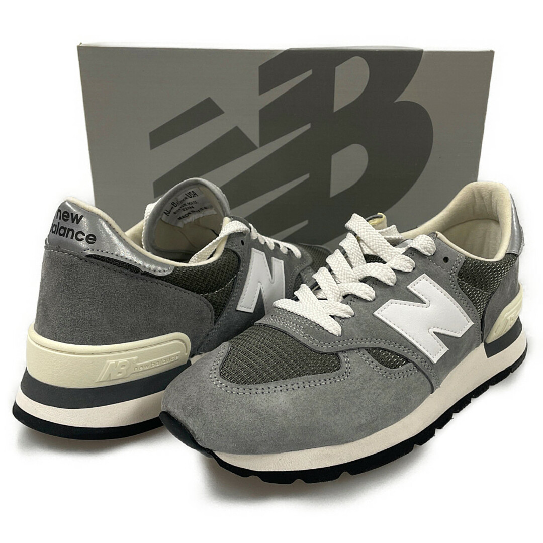 NEW BALANCE ニューバランス 品番 M990GR1 シューズ グレー系 サイズ ...