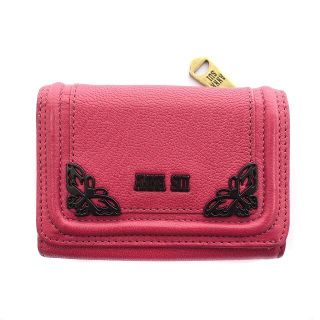 アナスイ(ANNA SUI)のアナスイ ANNA SUI 財布 三つ折り ミニ財布 レザー 蝶 ピンク(財布)