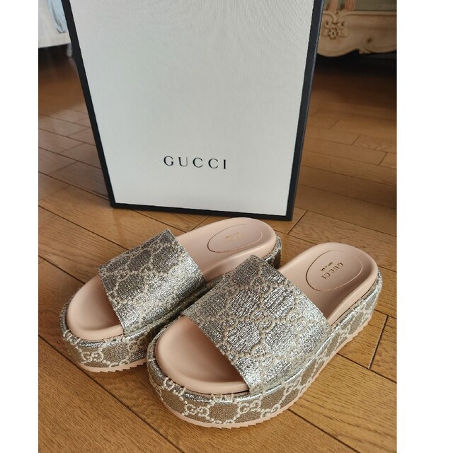 Gucci(グッチ)のGUCCI　プラットホームサンダル レディースの靴/シューズ(サンダル)の商品写真