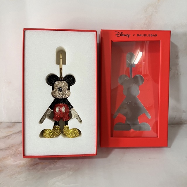 Disney(ディズニー)の【SALE！】 日本未発売 ディズニー バウブルバー ミッキー バッグチャーム ハンドメイドのファッション小物(バッグチャーム)の商品写真