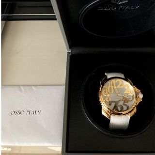 美品☆オッソイタリー ホワイトゴールド☆の通販|ラクマ