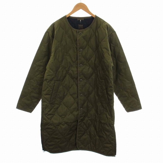 TAION 104BML-1 LONG U NECK COAT ダウンコート M - ダウンコート