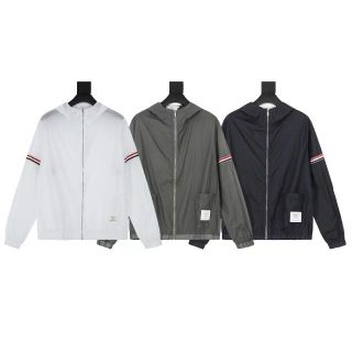 美品】THOM BROWNE ナイロンブルゾン-