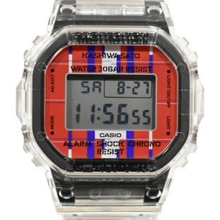 カシオ(CASIO)の【コラボモデル★】 CASIO
G-SHOCK　KASHIWASATO DWE-5600KS-7JR    樹脂 クオーツ 腕時計　限定　2021年３月モデル　おしゃれ　透明　スケルトン　カジュアル　メンズ　【中古】松山久万ノ台店(腕時計(アナログ))