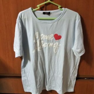 ブルーTシャツ  3L（9月末夏物削除します‼️）(Tシャツ(半袖/袖なし))