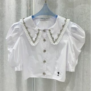 Christian Dior ディオール レースチュールブラウス neuroinstituto.com.br