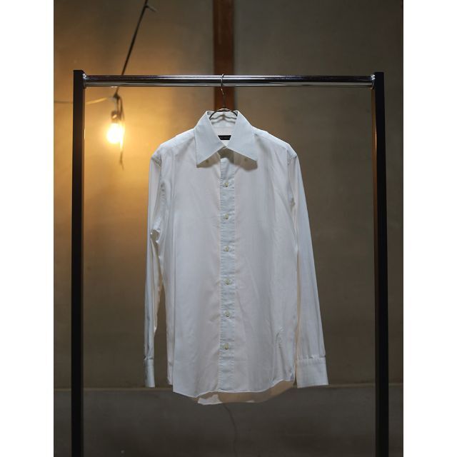 azabu tailor/麻布テーラー/ホワイトドレスシャツ/M