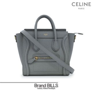 セリーヌ(celine)の未使用品 セリーヌ ラゲージ ナノショッパー ハンドバッグ 2way コール(ハンドバッグ)