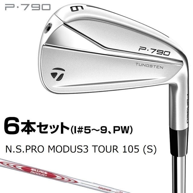 大きい割引 TaylorMade - TOUR105 6本 アイアン P790 テーラーメイド