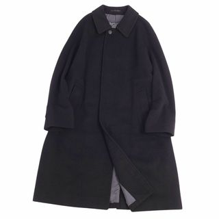 バーバリーブラックレーベル(BURBERRY BLACK LABEL)の極美品 Vintage バーバリー Burberrys コート ステンカラーコート バルマカーンコート ウール100％ アウター メンズ 88-160-3(S相当) ブラック(ステンカラーコート)