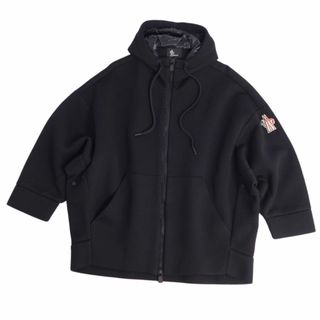 モンクレール(MONCLER)のモンクレール MONCLER カーディガン 2020年 ZIP UP CARDIGAN パーカー フーディー ジップアップ トップス メンズ XS ブラック(パーカー)