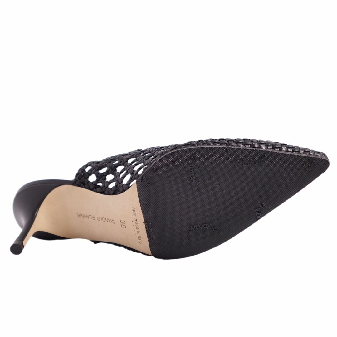 極美品 マノロ・ブラニク Manolo Blahnik パンプス バック 極美品 マノロ・ブラニク Manolo Blahnik パンプス バック