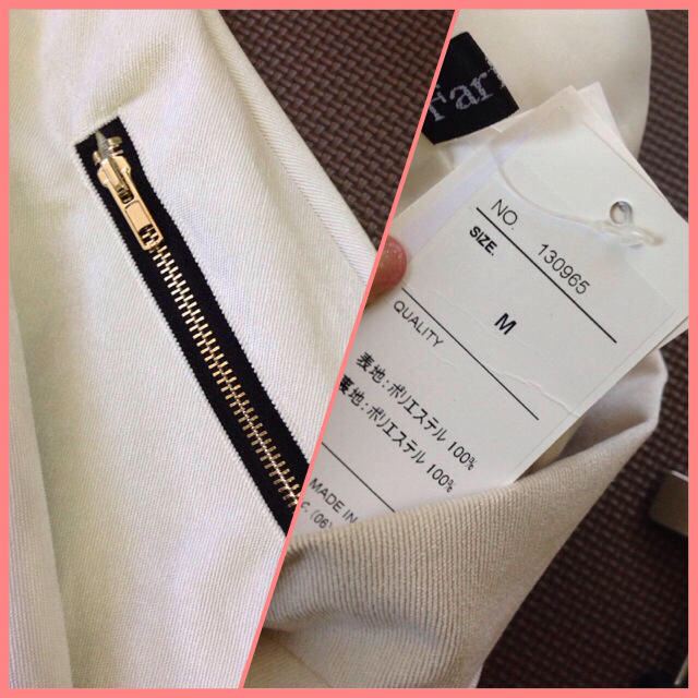 ♡2014流行りの白ジップスカート♡M レディースのスカート(ミニスカート)の商品写真